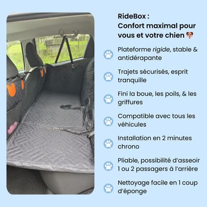 RideBox : Housse auto rigide pour chien
