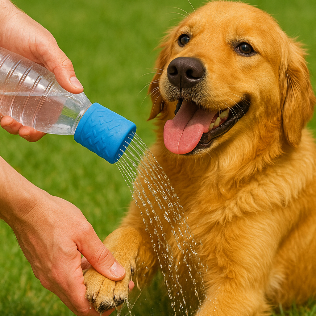 CleanKit : Douchette portative & Serviette microfibres 2 en 1