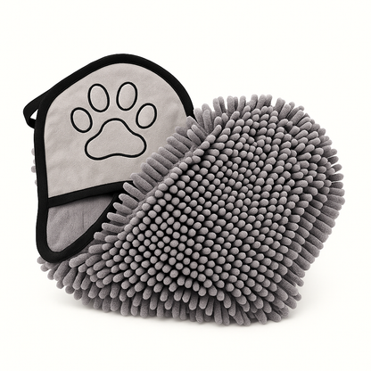 CleanKit : Douchette portative & Serviette microfibres 2 en 1