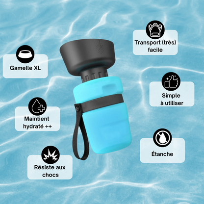 DoggyBottle : Bouteille d'eau de voyage pour chien